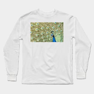 Peacock Display Long Sleeve T-Shirt